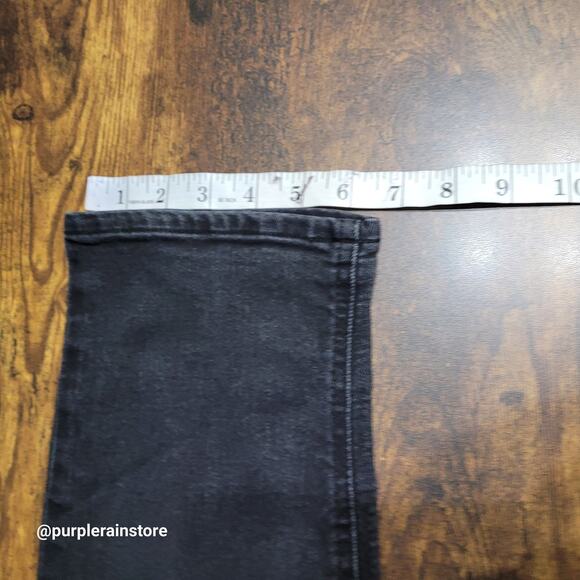 Old Navy Jeans Size 18 Wow Straight High Rise Stretch Denim Black Jack Wash - Picture 11 of 12